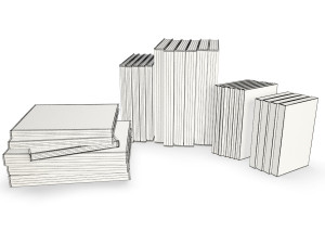 travel books 3Dモデル
