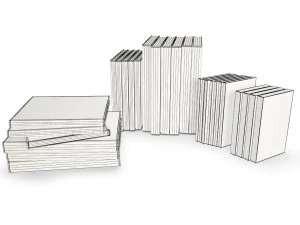 travel books 3D Model