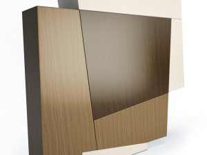 booleanos wooden storage Modelo 3D