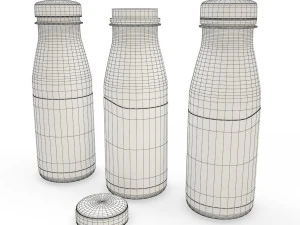 bottles and drinks 3D Model