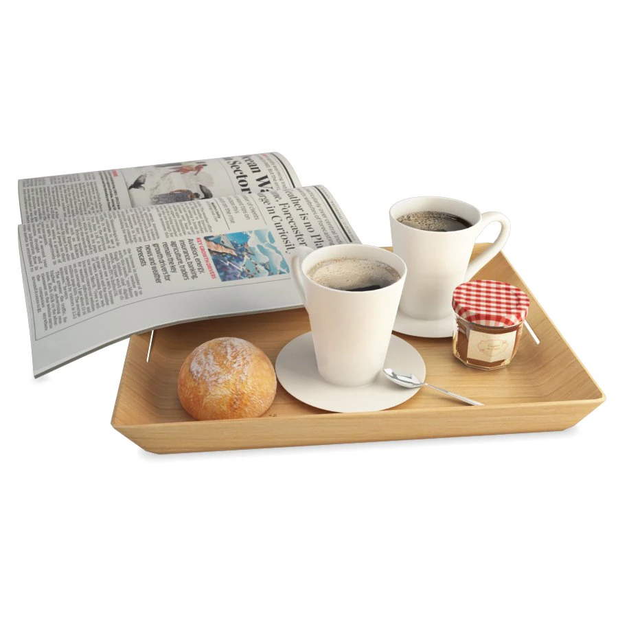 breakfast coffee and newspaper 3D Model .c4d .max .obj .3ds .fbx .stl .blend 