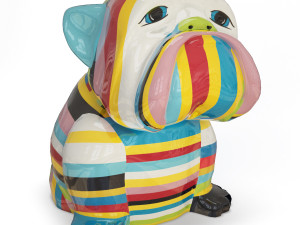 bulldog sculpture 3D Model