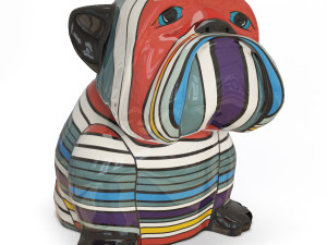 bulldog sculpture 3D Model