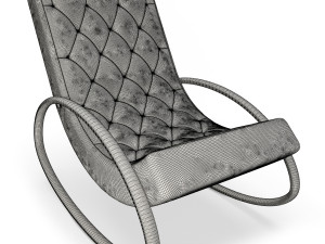modern rocking chair 3D Model