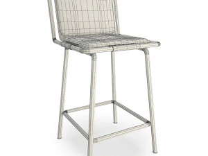 banqueta de bar industrial Modelo 3D