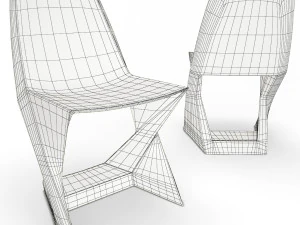 plastic chair iso 3D Model