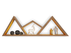 trendy teepee shelves for kids 3D Model