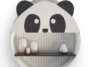 set of fantasy shelves for childroom 3D Model