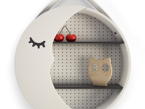 set of fantasy shelves for childroom Modelo 3D