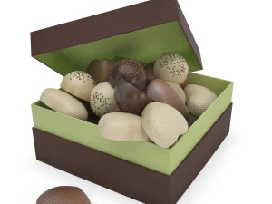 kotak coklat Model 3D