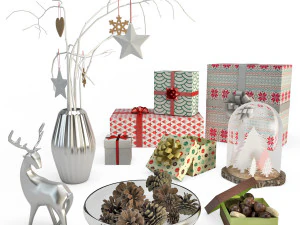 świąteczną dekorację Model 3D