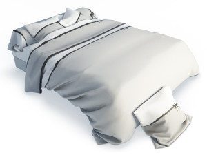 classic double bed 3Dモデル