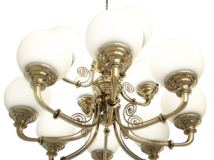 brass pendant light 3D 모델