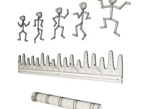 coat rack collection 3D 모델