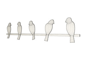 coat rack collection 3D 모델