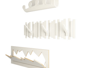 coat rack collection 3D 모델