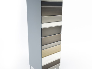 wooden sideboard collection Modelo 3D