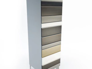 wooden sideboard collection 3D Model