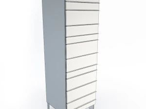 wooden sideboard collection 3D Model
