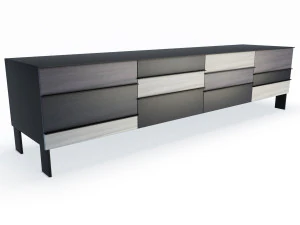 wooden sideboard collection 3D Model