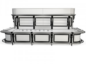 bar counter 3D Model
