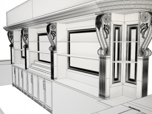 bar counter 3D Model