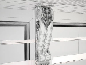 bar counter 3D Model
