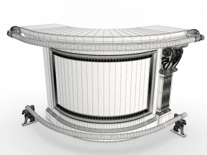 bar counter 3D Model