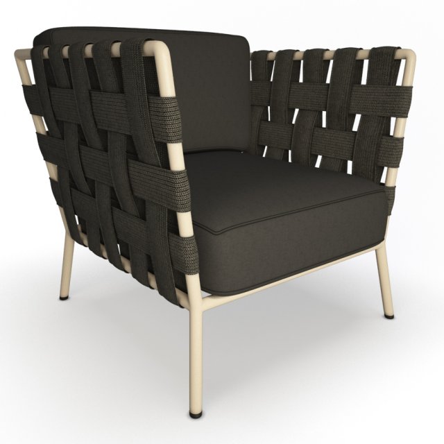 conic braided armchair Modelo 3D .c4d .max .obj .3ds .fbx .stl .blend 