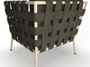 conic braided armchair Modelo 3D
