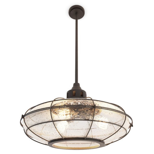 industrial pendant light connell 3D Модель .c4d .max .obj .3ds .fbx .stl .blend 