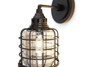 industrial trio pendant light connell 3D Model