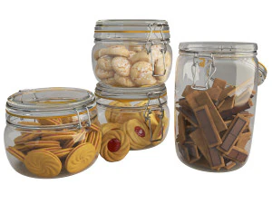 stoples kue Model 3D