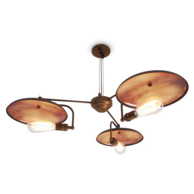 cullen industrial pendant light 3D Модель .c4d .max .obj .3ds .fbx .stl .blend 