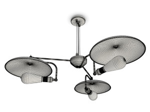 cullen industrial pendant light 3D Модель