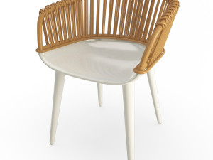 Rattan armchair cyborg 3D 모델