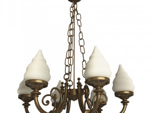 brass pendant lamp 3D 모델