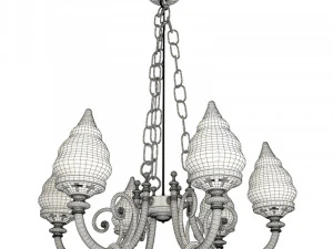 brass pendant lamp 3D Model