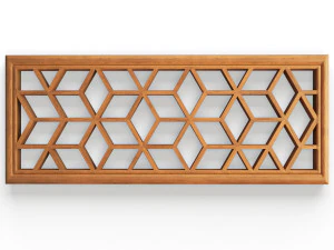 wooden decorative objects 3D Model