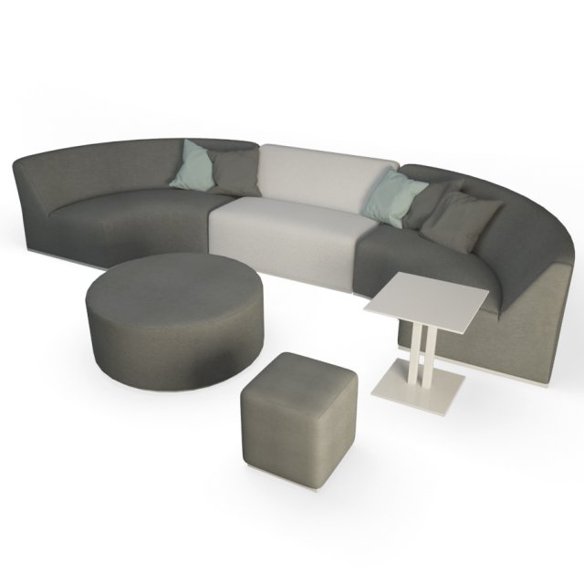 divano outdoor furniture Model 3D .c4d .max .obj .3ds .fbx .stl .blend 