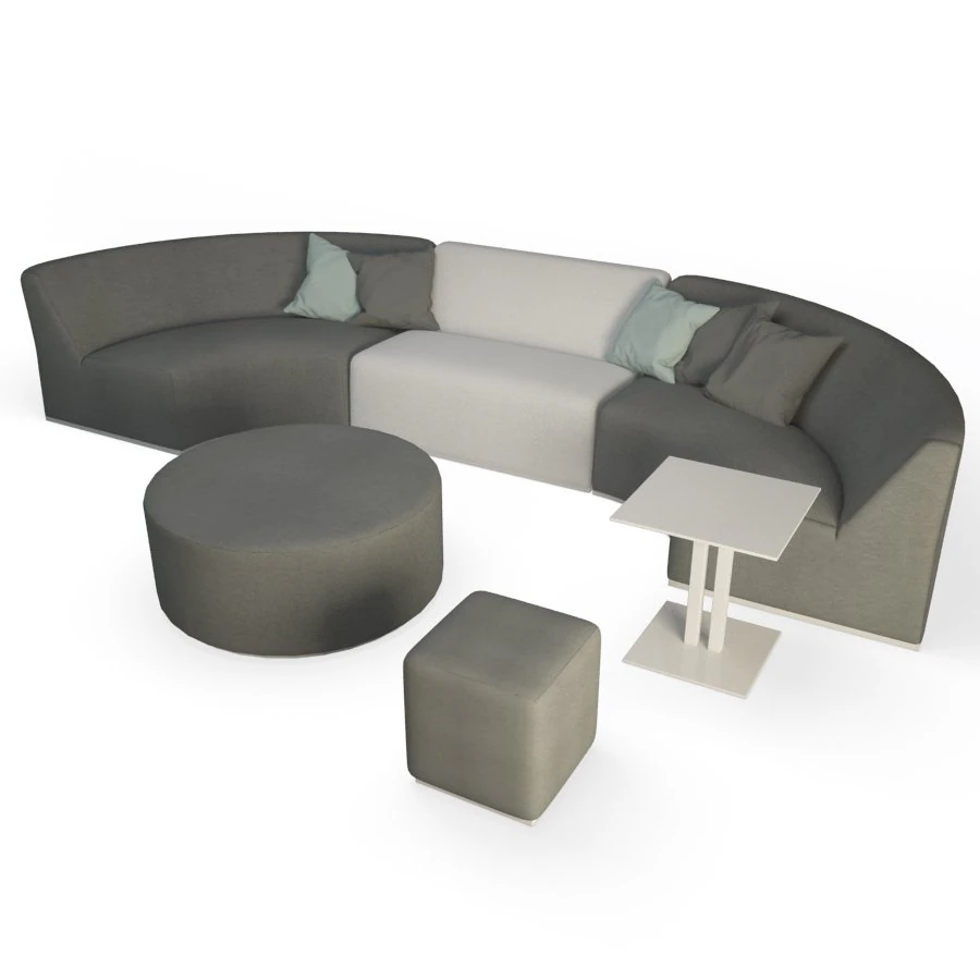 divano outdoor furniture 3D Model .c4d .max .obj .3ds .fbx .stl .blend 
