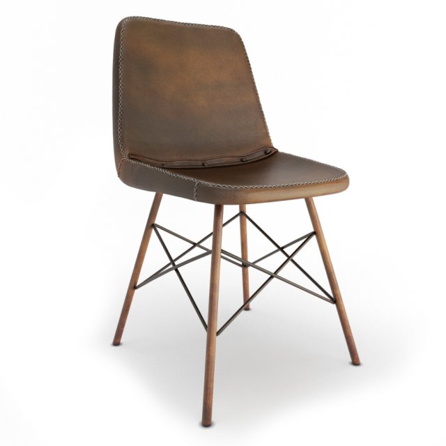 vintage chair doris braid 3D मॉडल .c4d .max .obj .3ds .fbx .stl .blend 