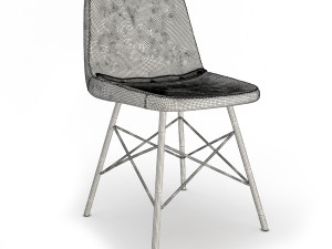 vintage chair doris braid 3D मॉडल
