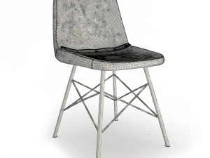 vintage chair doris braid 3D Model