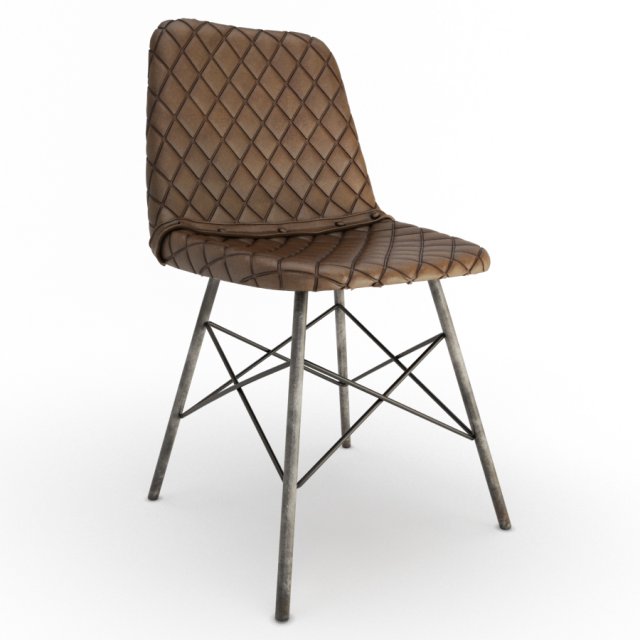 vintage chair doris diamond Model 3D .c4d .max .obj .3ds .fbx .stl .blend 