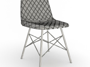 vintage chair doris diamond Model 3D