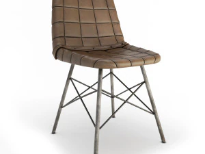 빈티지 의자 도리스 스퀘어 3D 모델