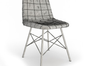vintage chair doris square 3D 模型