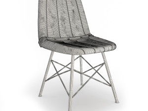 vintage chair doris stripes 3Dモデル