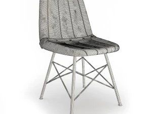 vintage chair doris stripes 3D Model